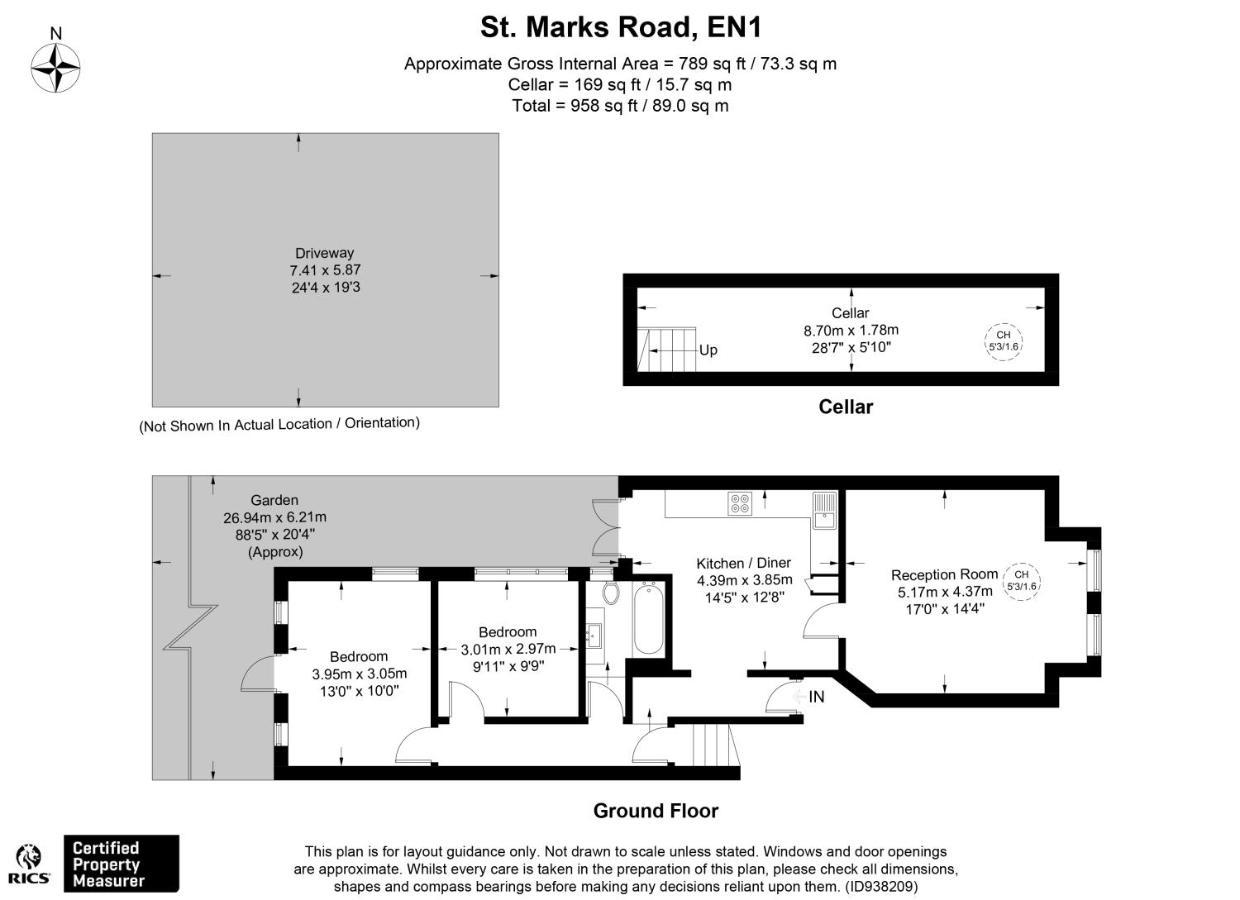 Two Bed Flat In Bush Hill Park Leilighet Enfield Eksteriør bilde